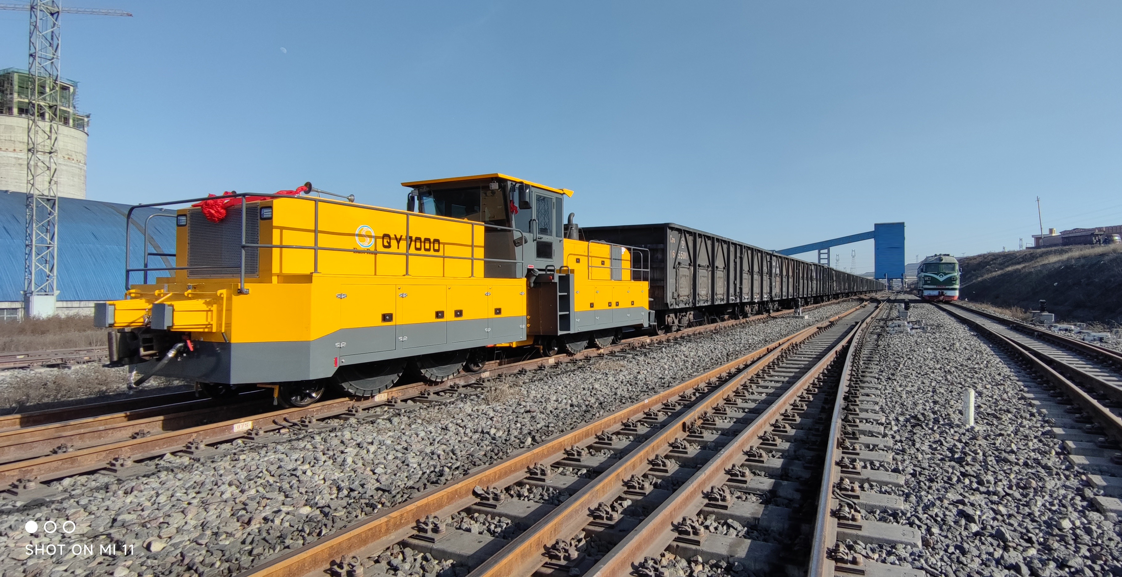 Motor de vagón de elevación de locomotora de una hilera